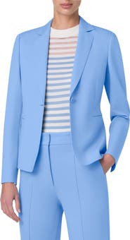 Akris punto One-Button Double Face Blazer