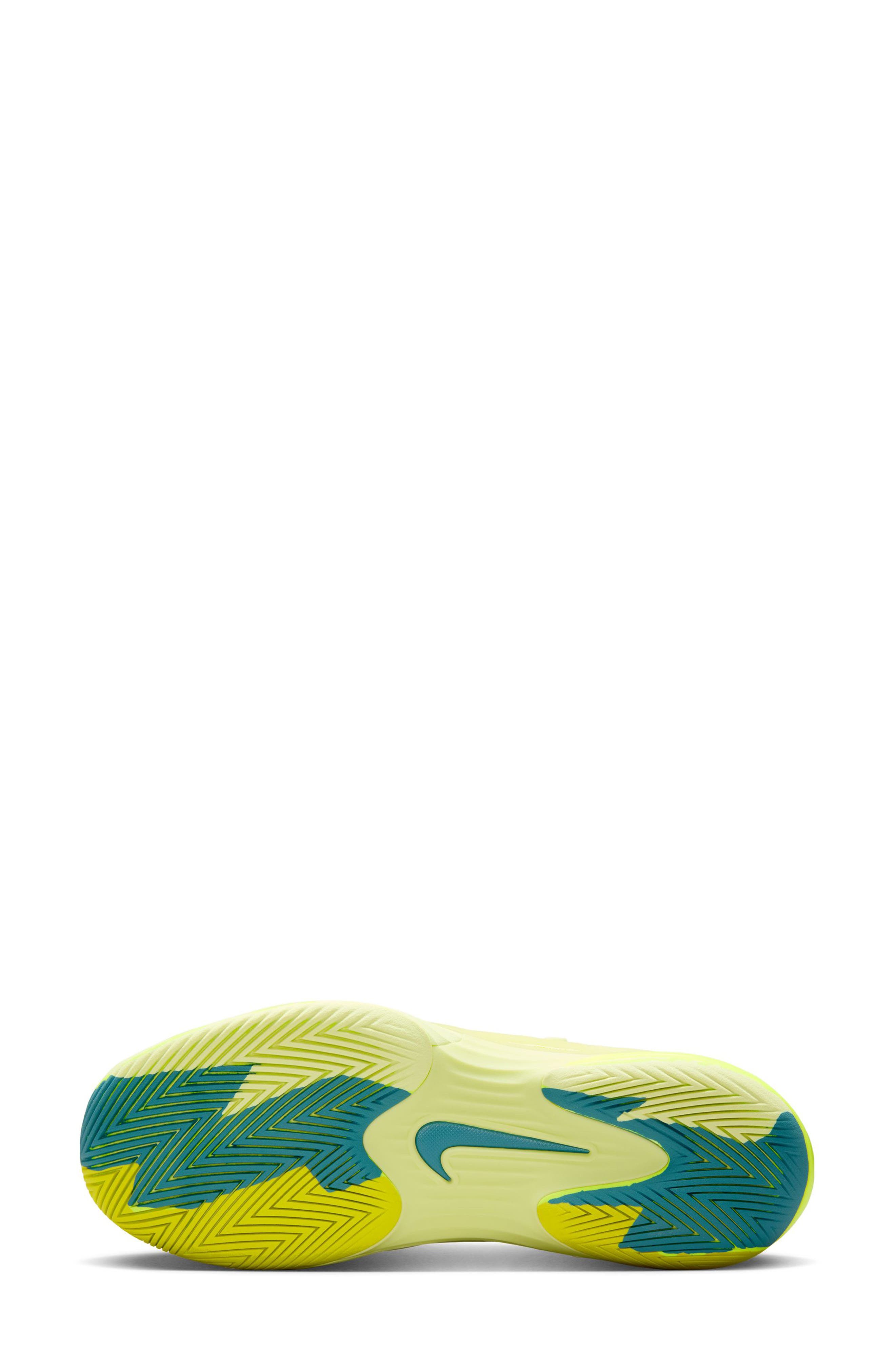 Nike Zoom Vapor 12 Premium Hard Court Tennis Shoe, Alternate, color, Luminous Green/ Teal/ Voltage