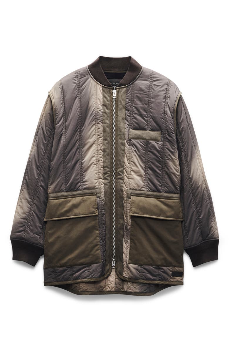rag & bone Delta Liner Jacket, Alternate, color, Gravel Gradient