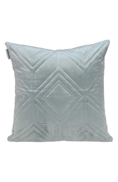 Reta Diamond Quilted Throw Pillow