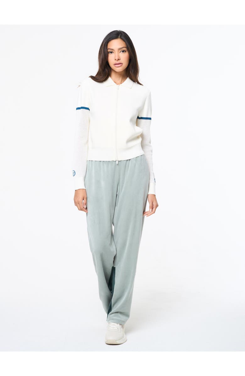 Sergio Tacchini Nota Knit Jacket, Alternate, color, Gardenia