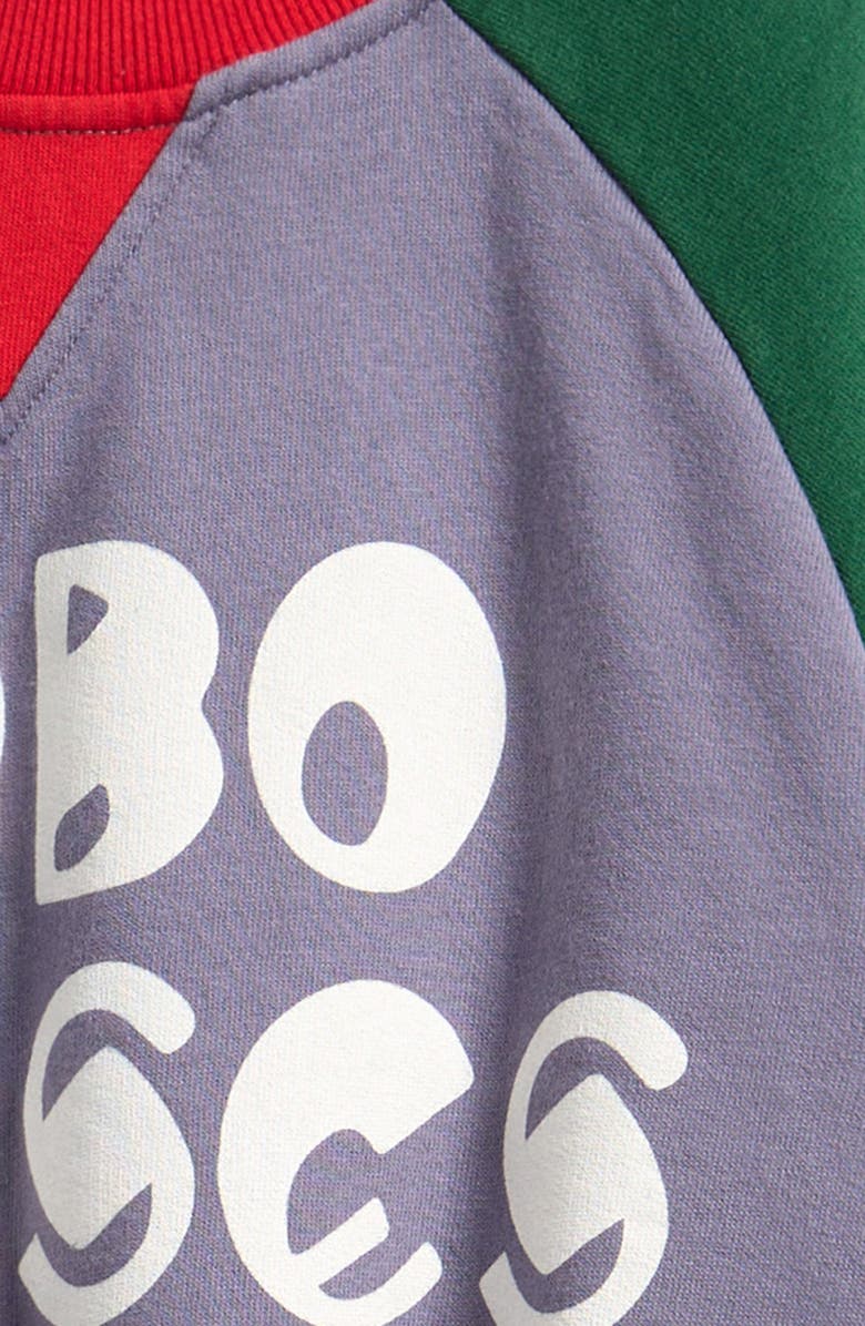 Bobo Choses Colorblock Organic Cotton Sweatshirt, Alternate, color, Grey Multicolor
