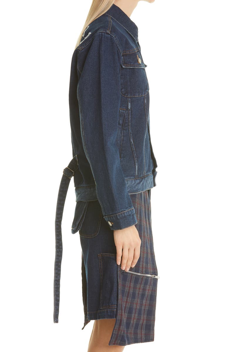 Youths in Balaclava Unisex Godstar Denim Jacket, Alternate, color, 