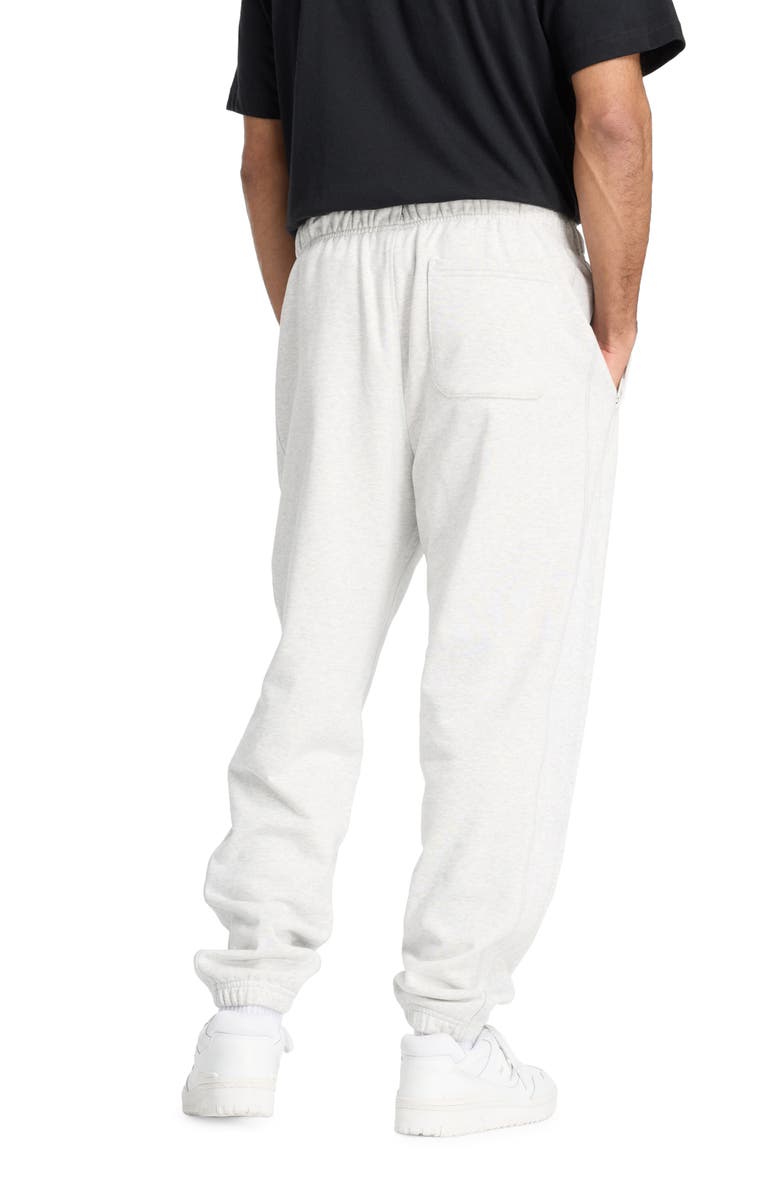 New Balance Athletics Cotton French Terry Sweatpants, Alternate, color, Ash Heather Grey
