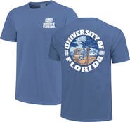 IMAGE ONE Men's  Royal Florida Gators Comfort Colors Thick Lined Landscape T-Shirt
