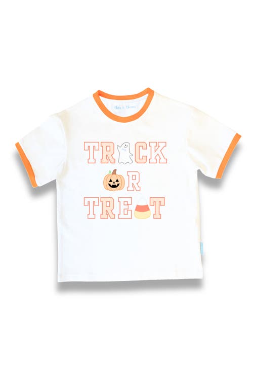 Bits & Bows Trick-or-treat Halloween Bowtie T-shirt In Multi