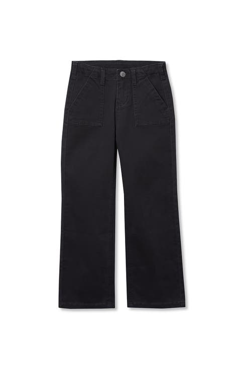 Girls Woven Pull On Utility Cargo Pants