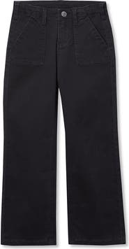 Lands' End Girls Woven Pull On Utility Cargo Pants
