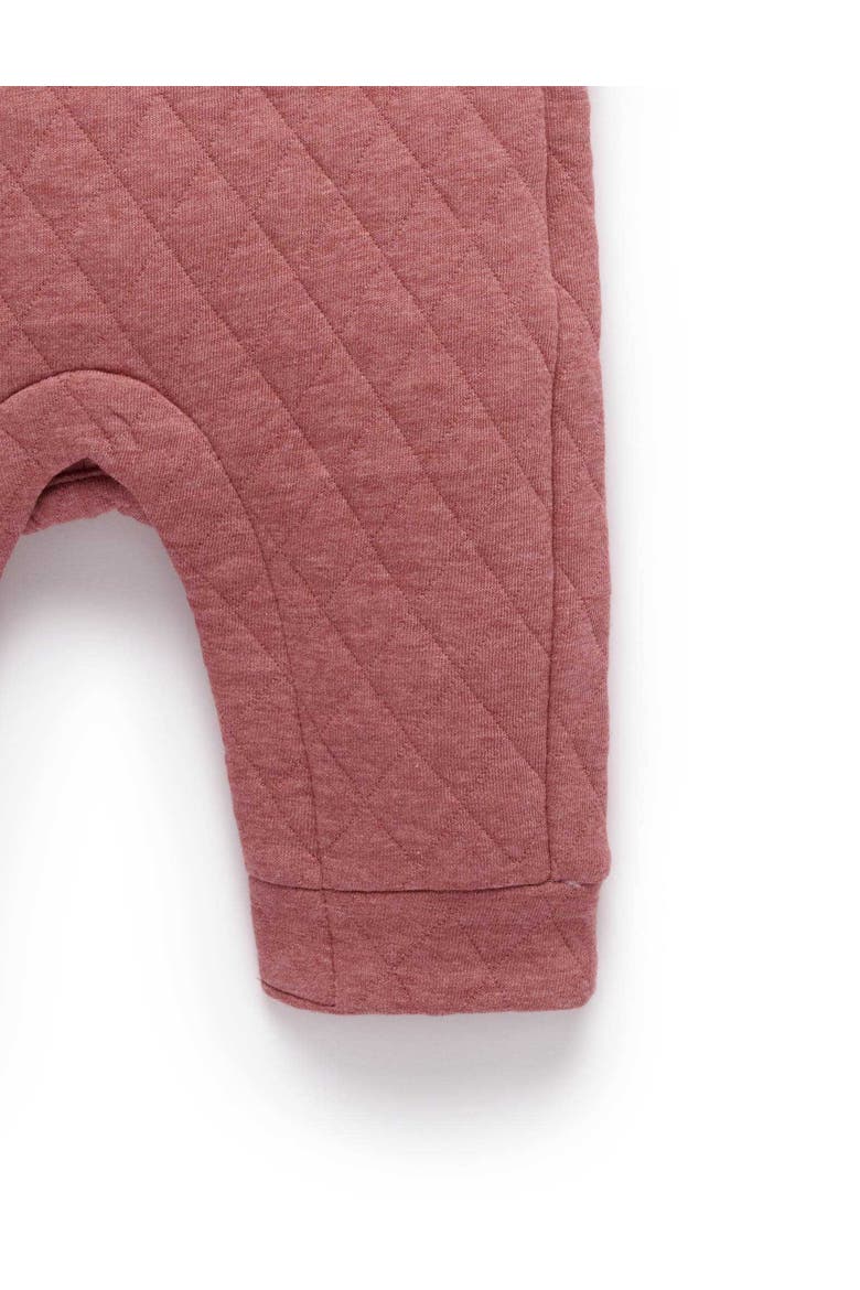 Baby Girl Quilted Overall, Alternate, color, Toadstool Melange