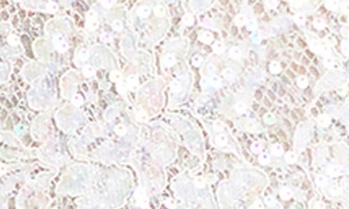 Helsi Lindsey Sequin Lace Strapless Gown In White