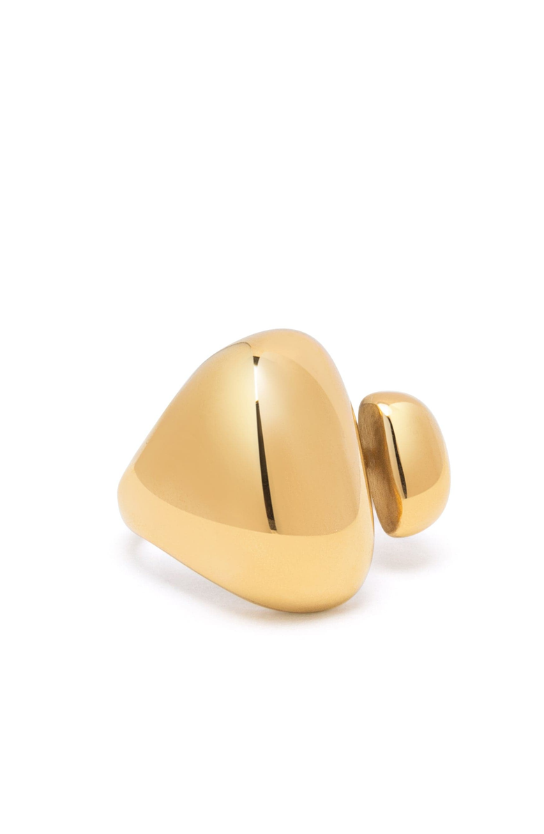 Nialaya Chunky Cuff Ring, Alternate, color, Gold
