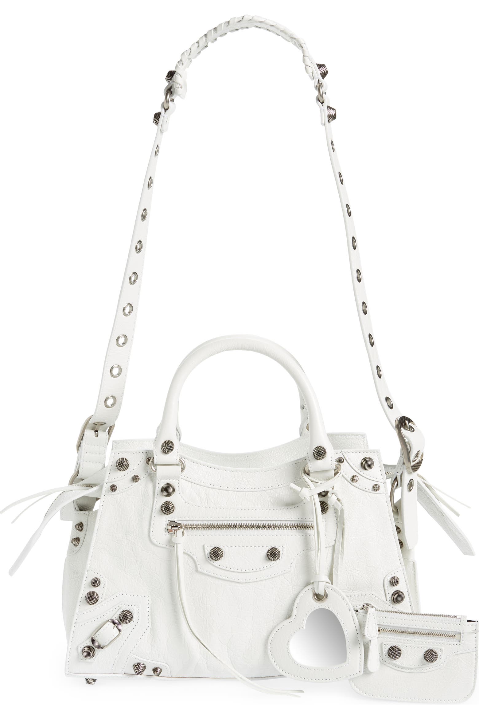 2 Small Rack Balenciaga Small Neo Cagole Leather Shoulder Bag (Women) | Nordstromrack
