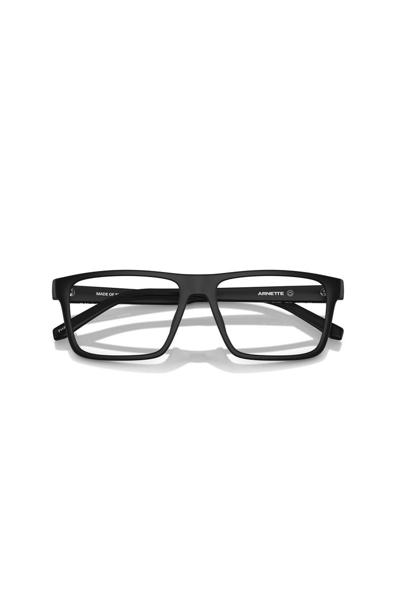 ARNETTE 53mm Square optical glasses, Alternate, color, Black