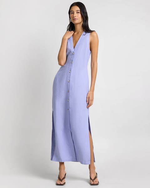 Air Linen Button Down Maxi