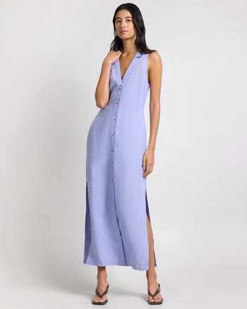 Onia Air Linen Button Down Maxi | Nordstrom