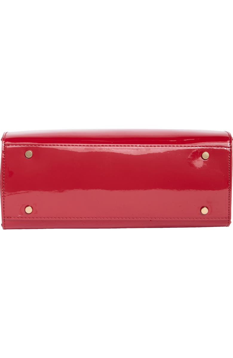 Sam Edelman Loraine Small Bowler Satchel Bag, Alternate, color, Red