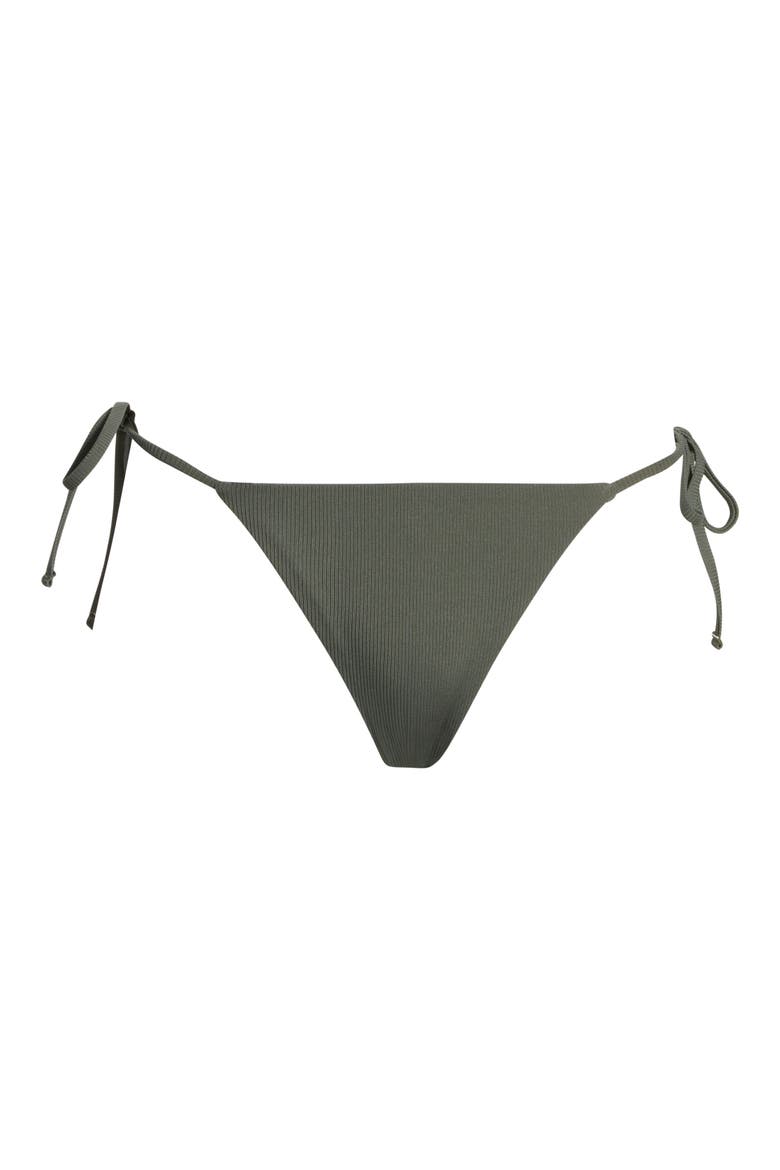 Sunning Side Tie Bikini Bottoms, Main, color, GREEN