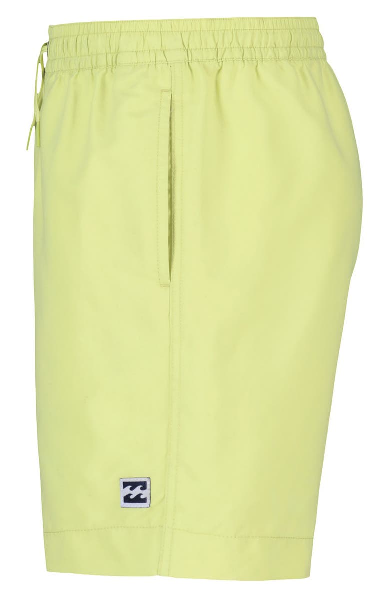 Billabong Kids' All Day Layback Swim Trunks, Alternate, color, Daiquiri Green