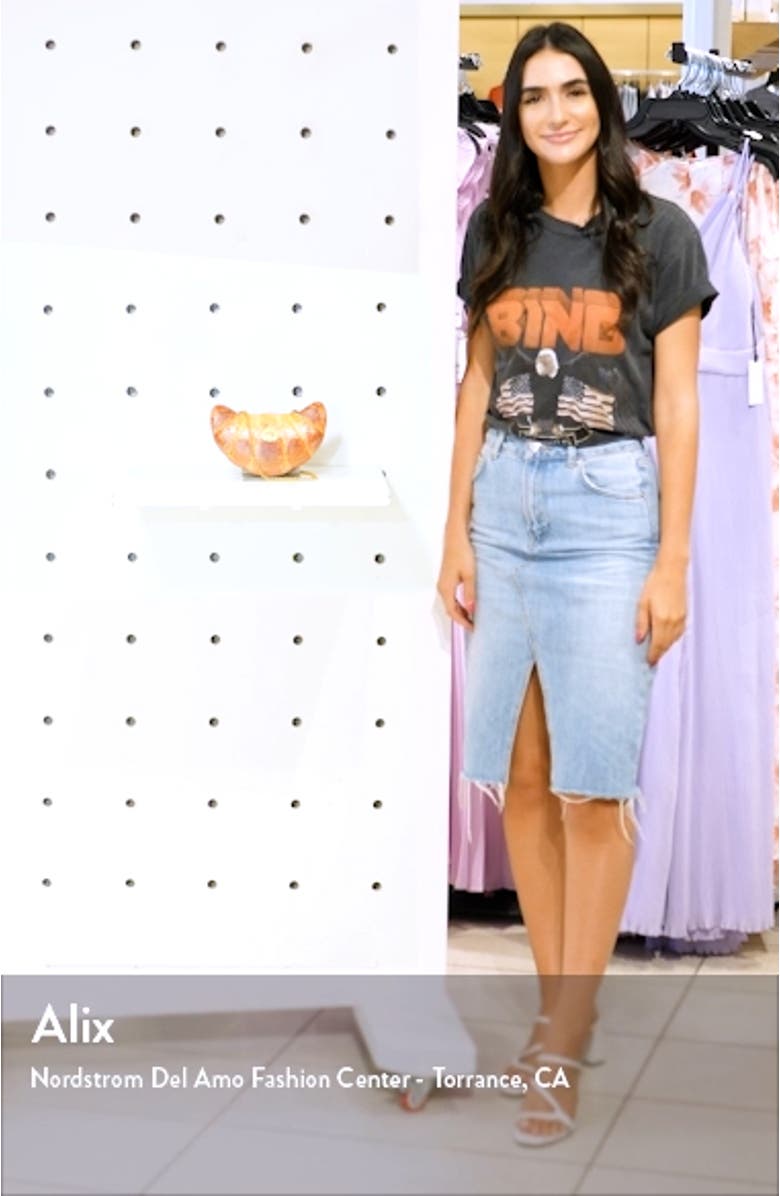 Croissant Leather Crossbody Bag, sales video thumbnail