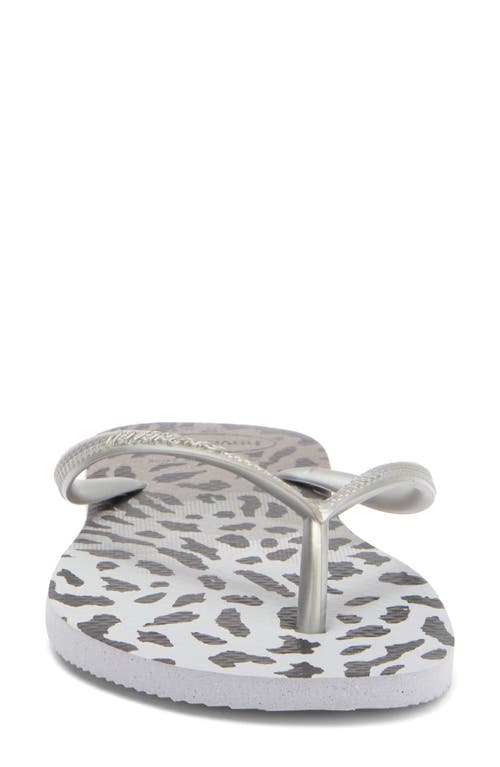 HAVAIANAS HAVAIANAS SLIM ANIMAL PRINT FLIP FLOP