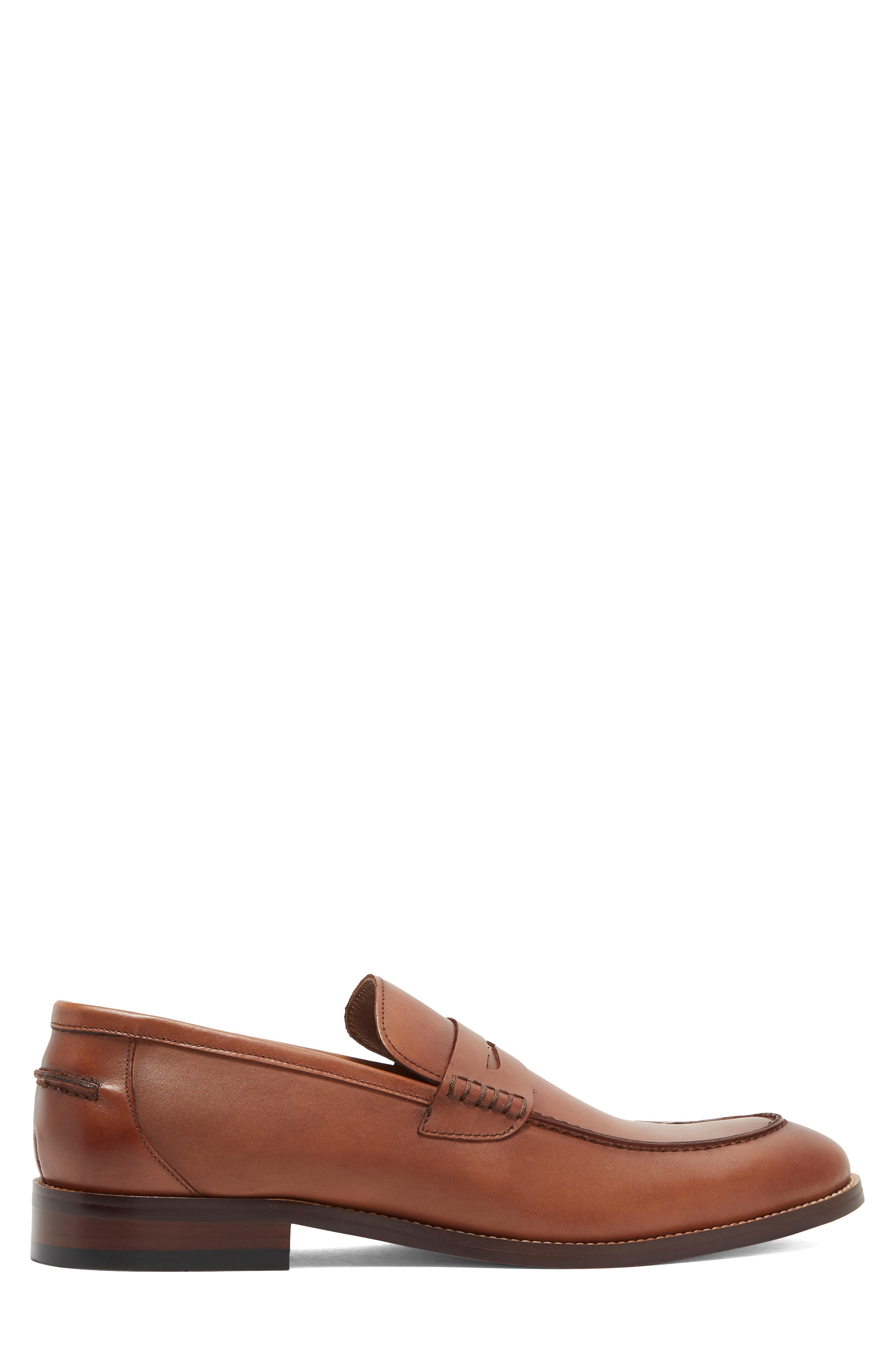WINTHROP Hamilton Leather Loafer, Alternate, color, Cognac