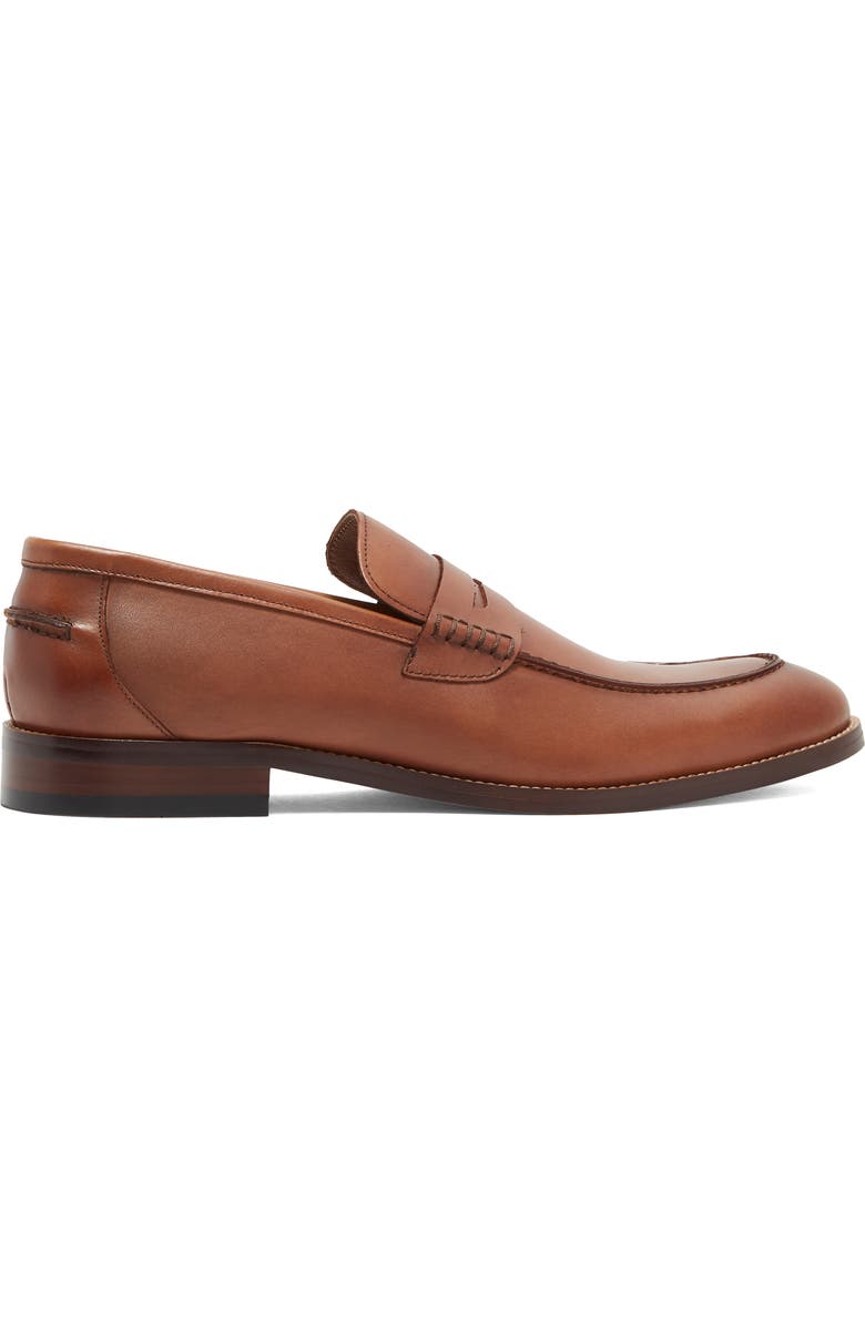 WINTHROP Hamilton Leather Loafer, Alternate, color, Cognac