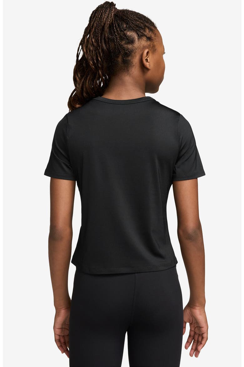 Kids' Dri-FIT Dash Graphic T-Shirt, Alternate, color, BLACK/ WHITE