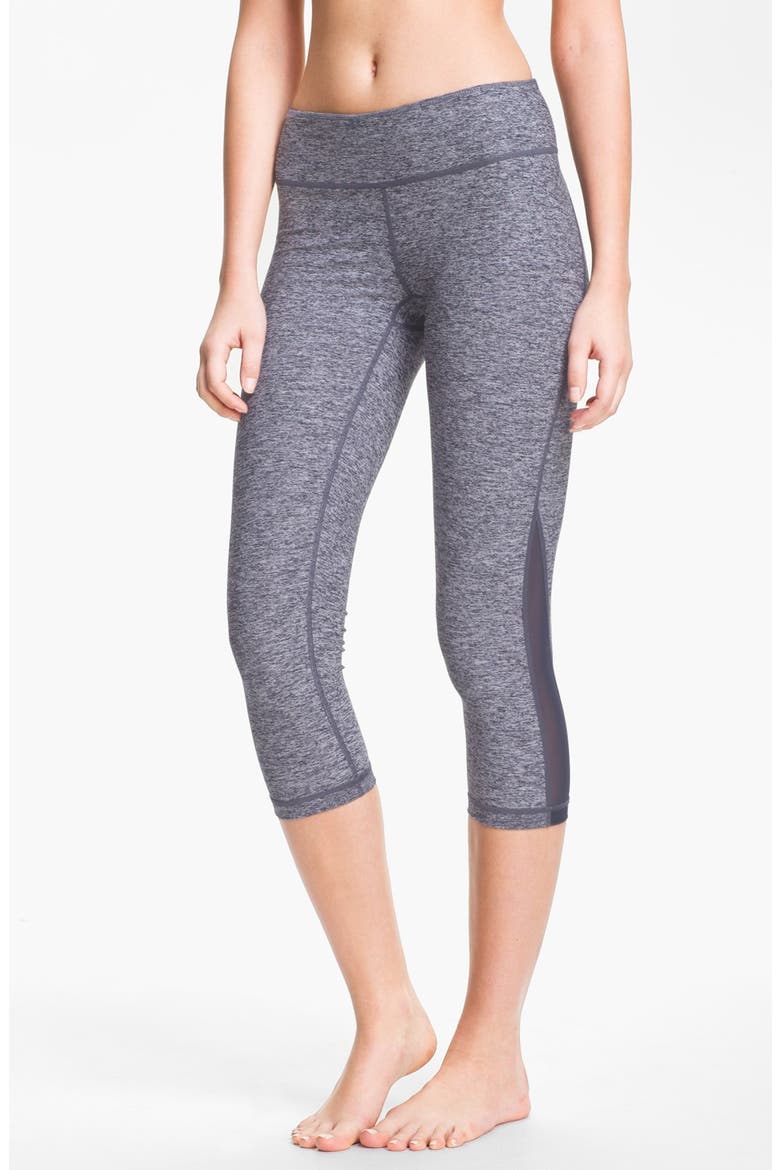 'Live In - Streamline' Capris, Main, color, GREY SLATE MELANGE