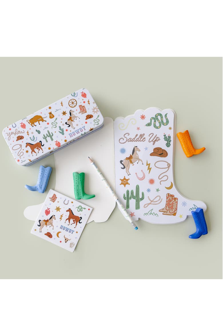 Back to School Cowboy Sticker and Sketch Book, Alternate, color, Assorted Pre-Pack