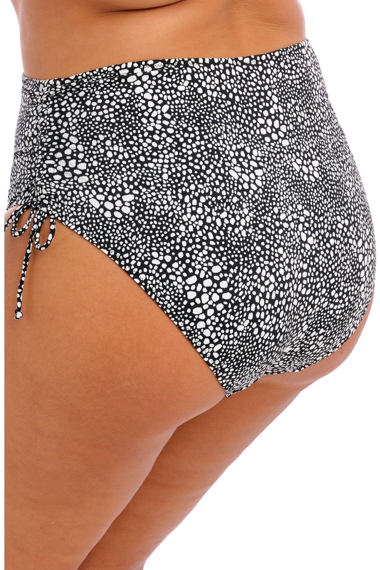 Pebble Cove Adjustable Bikini Bottoms, Alternate, color, BLACK