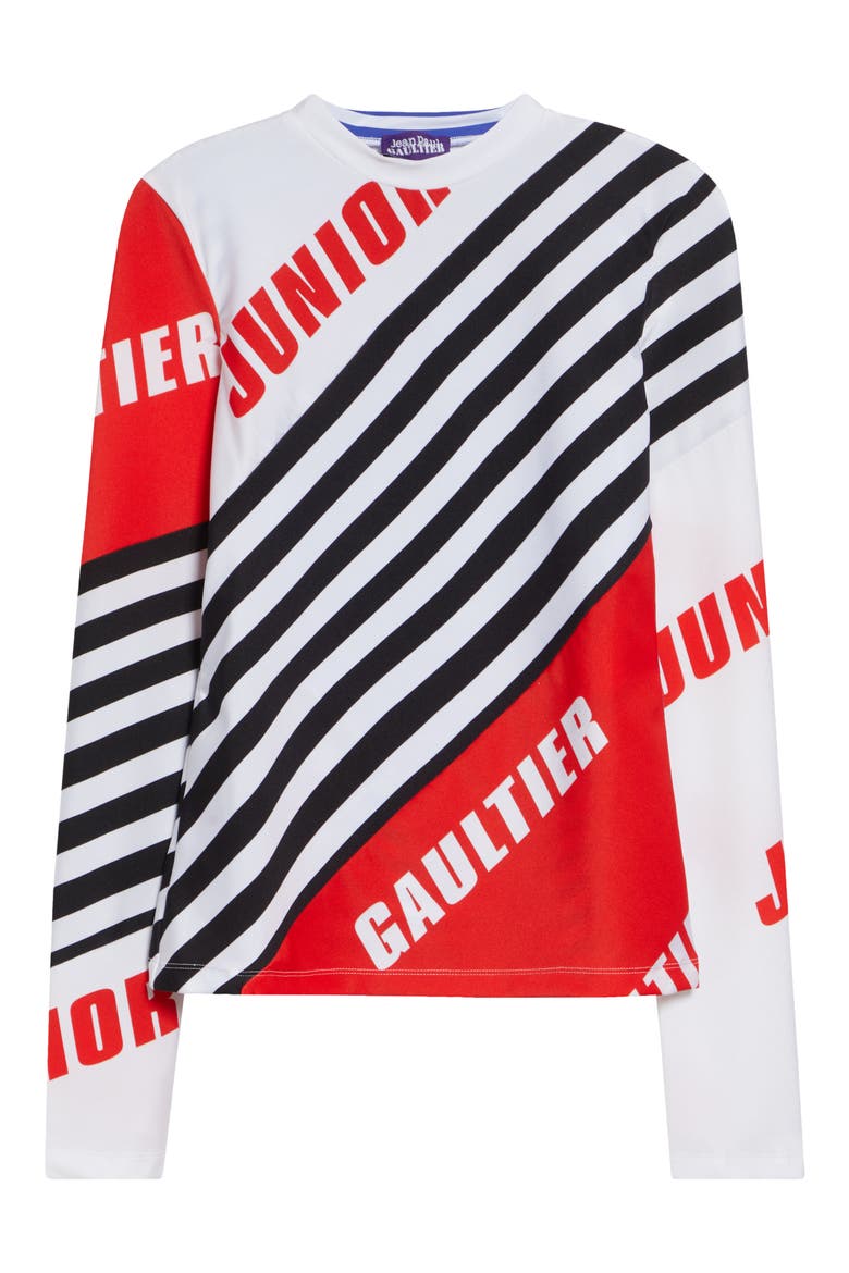 Junior Print Jersey Bike T-Shirt, Alternate, color, BLACK/ RED/ WHITE
