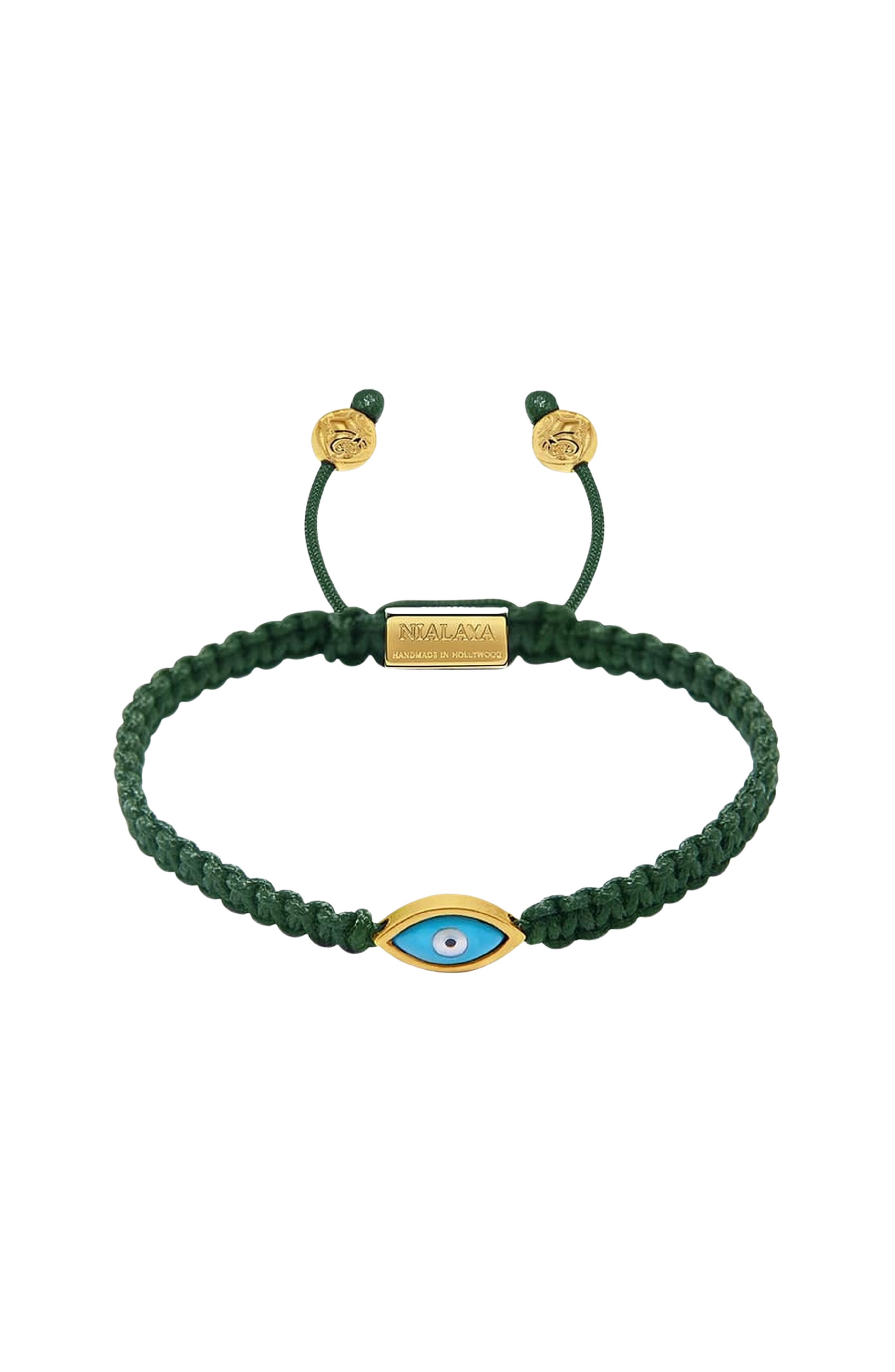 Nialaya String Bracelet With Evil Eye (Men) | Nordstrom