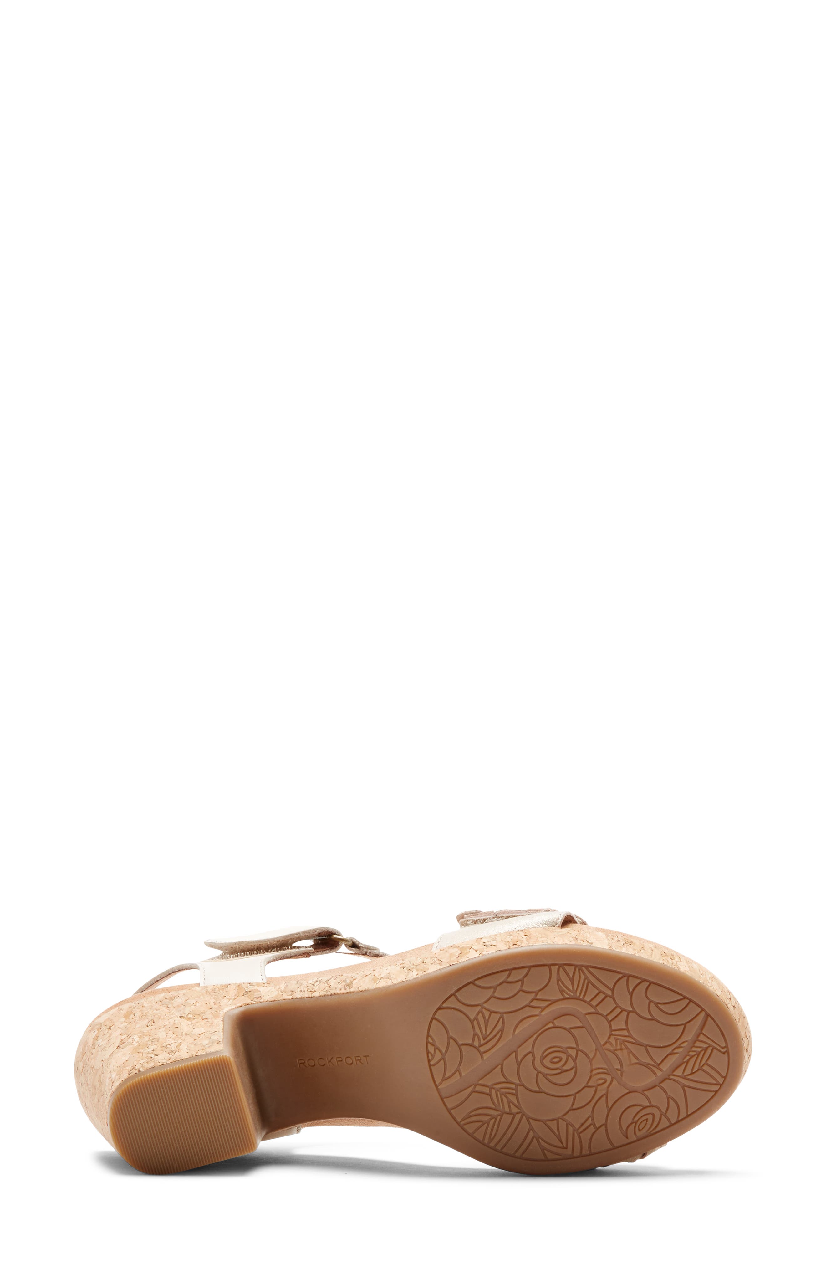 Rockport Cobb Hill Alleah Sandal, Alternate, color, Vanilla Leather