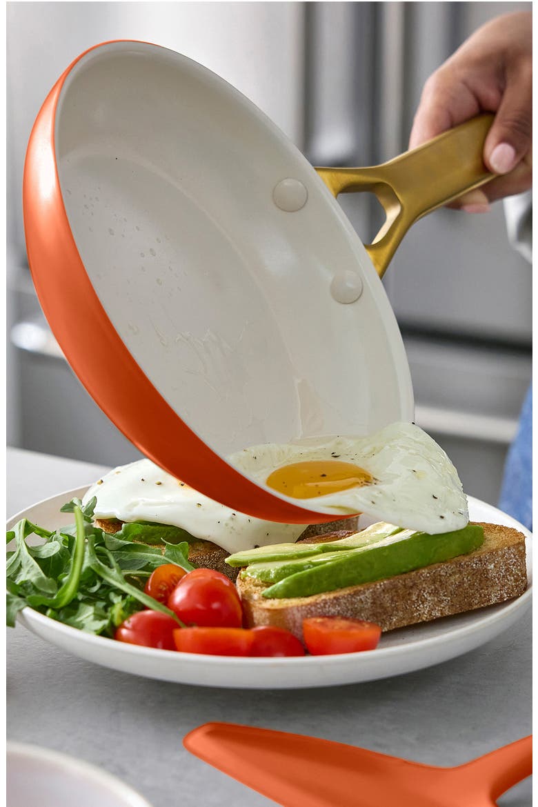 Reserve Set of 2 Ceramic Nonstick Frying Pans, Alternate, color, FALL HARVEST