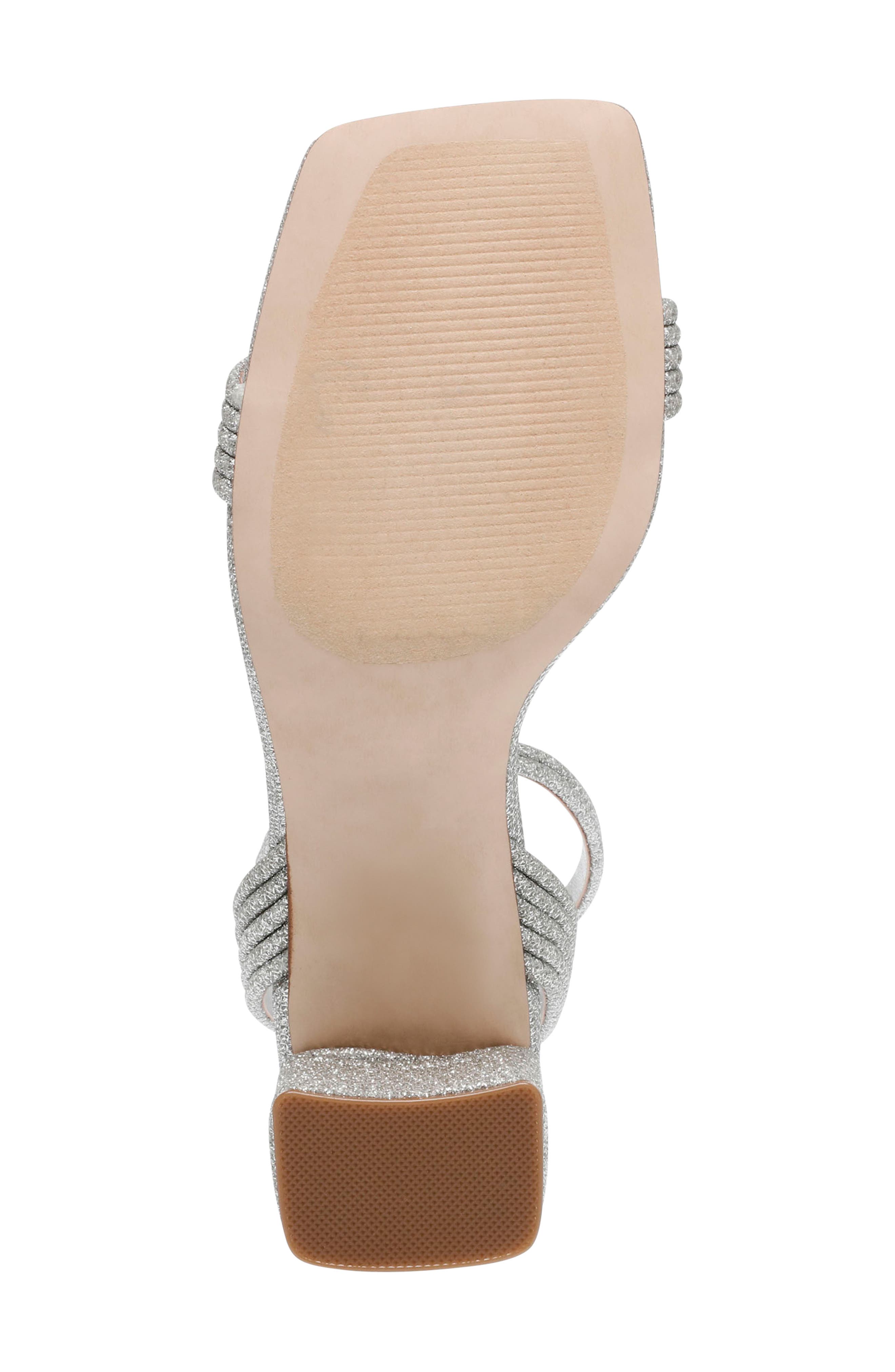 Lavnish Ankle Strap Sandal, Alternate, color, SILVER