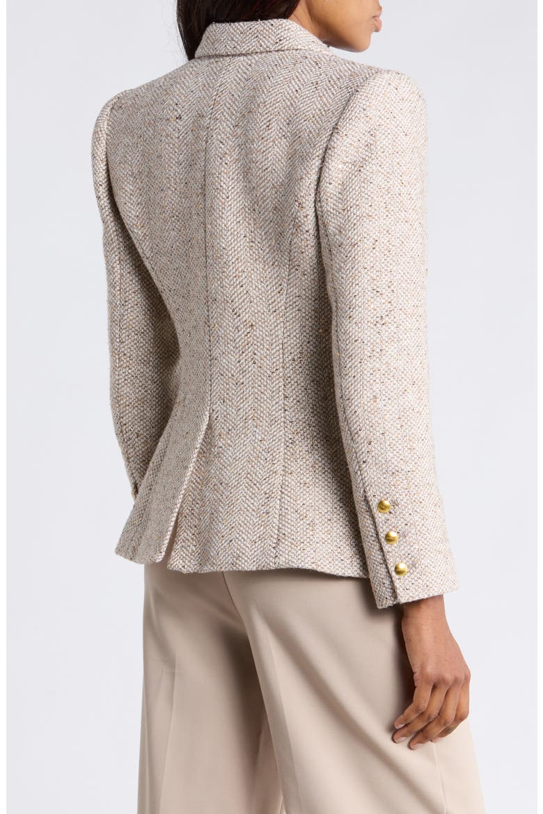 Kyomi Tweed Double Breasted Blazer, Alternate, color, NEUTRAL MULTI TWEED
