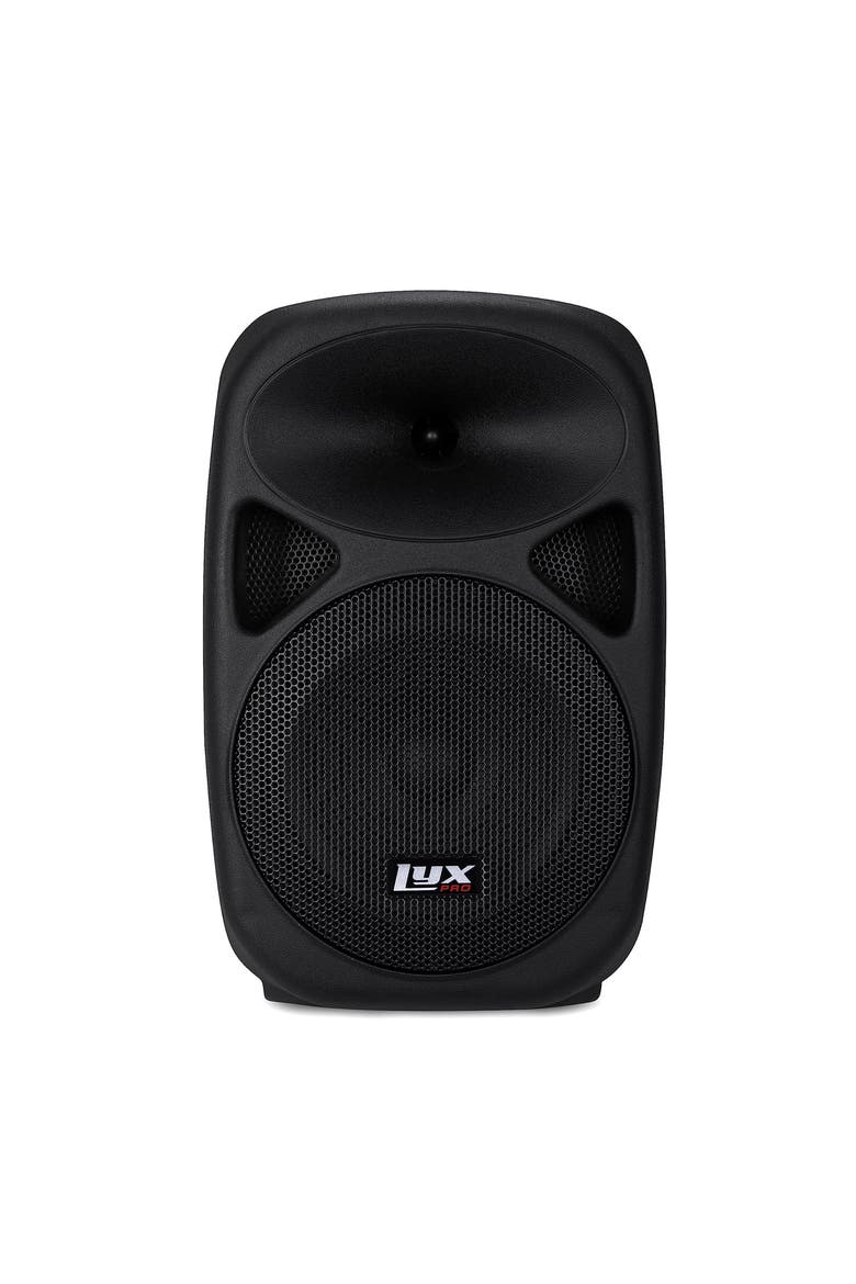Portable Powered PA Speaker System with Equalizer, SD Slot, and Bluetooth, Main, color, Black