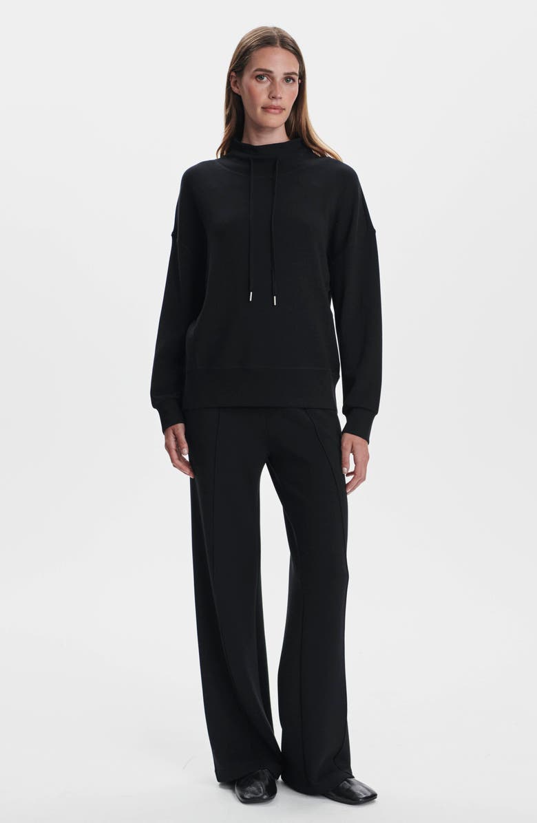 Varley Oakdale Drawstring Sweatshirt, Alternate, color, Black