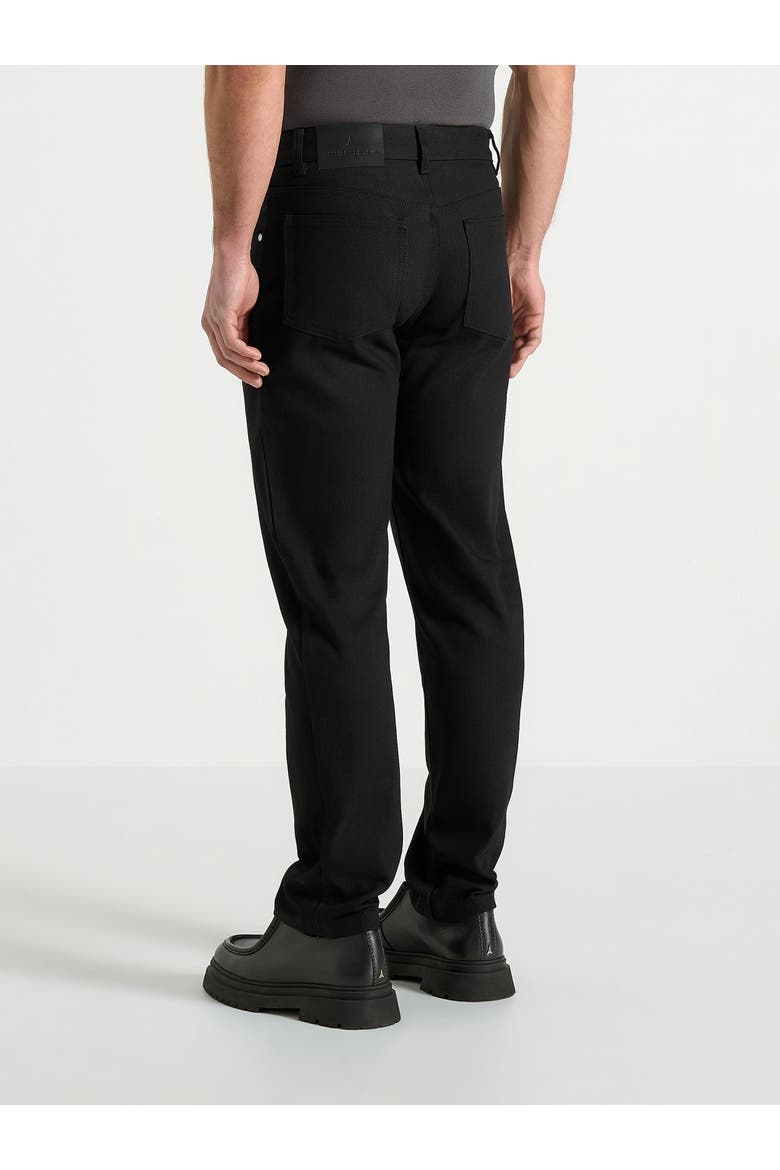 Relaxed Straight Leg Jeans, Alternate, color, Black
