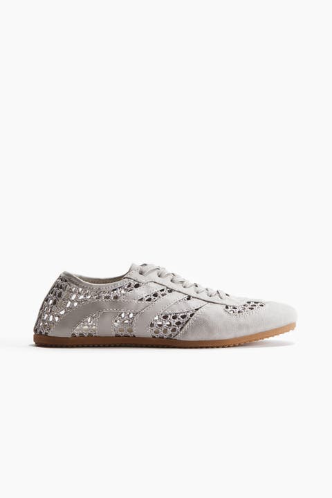 Crochet-look Trainers