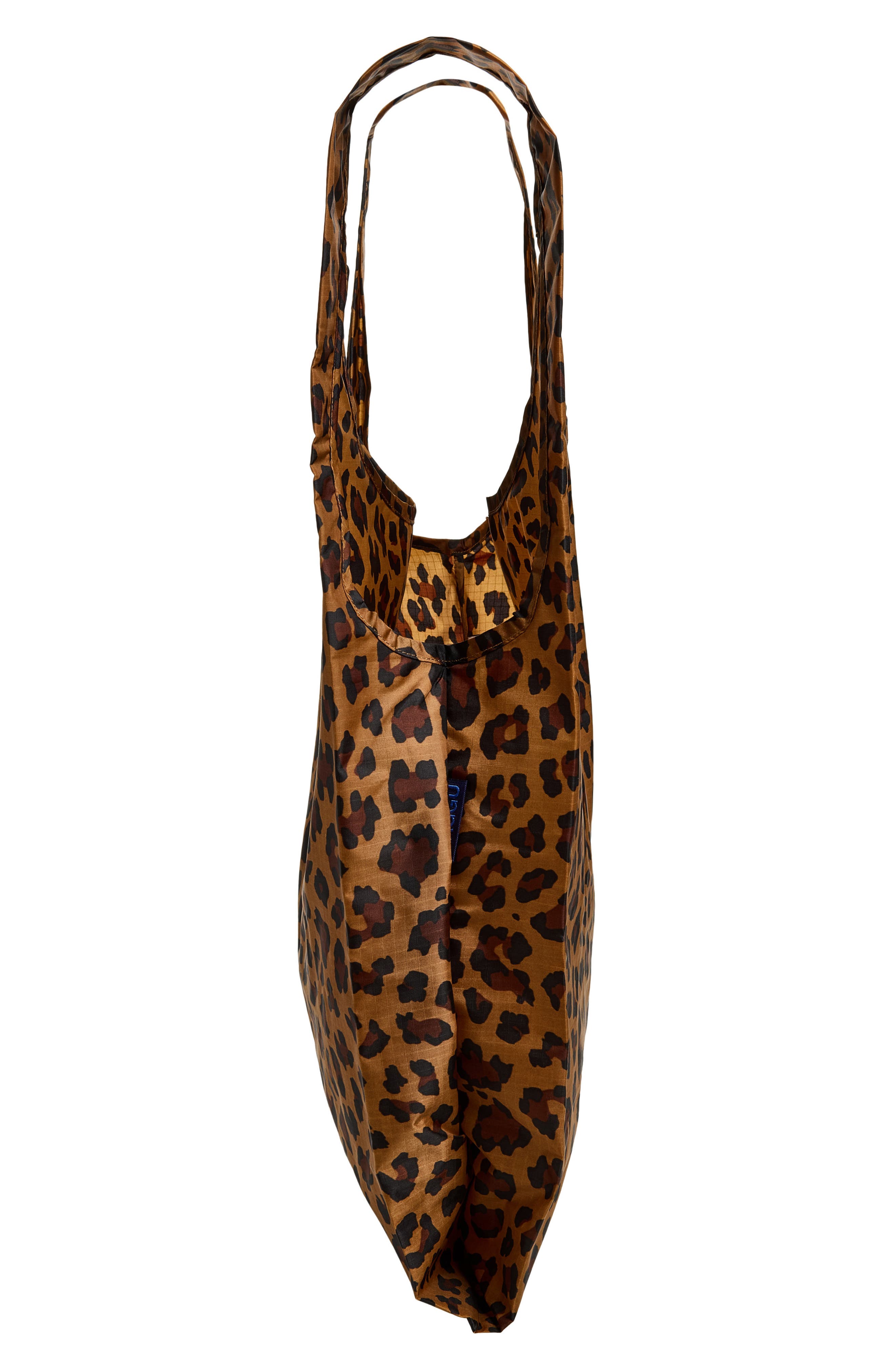 Standard Baggu Recycled Nylon Tote, Alternate, color, LEOPARD