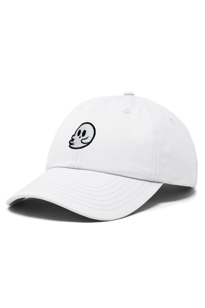 Whisper Ghost Dad Cap, Alternate, color, White