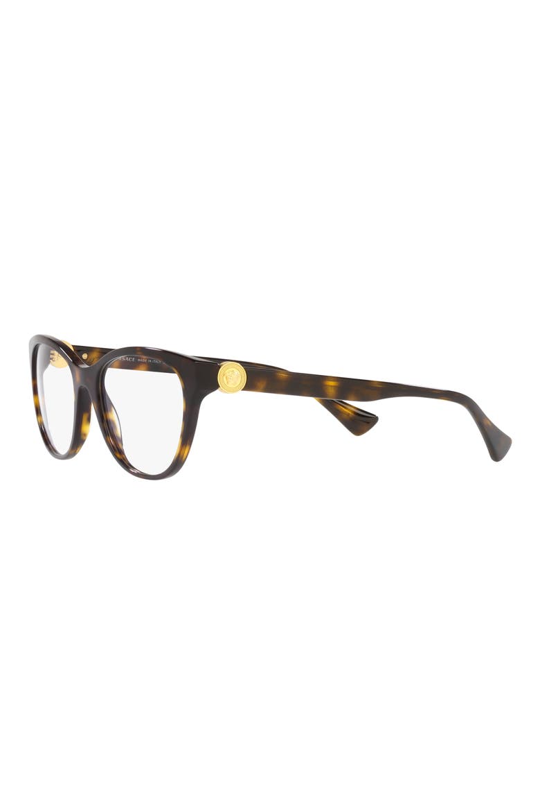 55mm Cat Eye Optical Glasses, Alternate, color, HAVANA