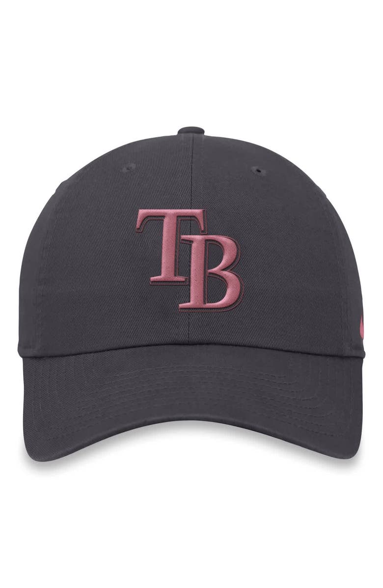 Nike Men's Nike Anthracite Tampa Bay Rays Club Adjustable Hat, Alternate, color, Anthracite