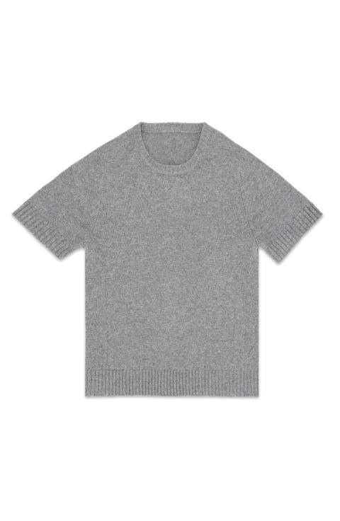 Short Sleeve Cashmere Jumper