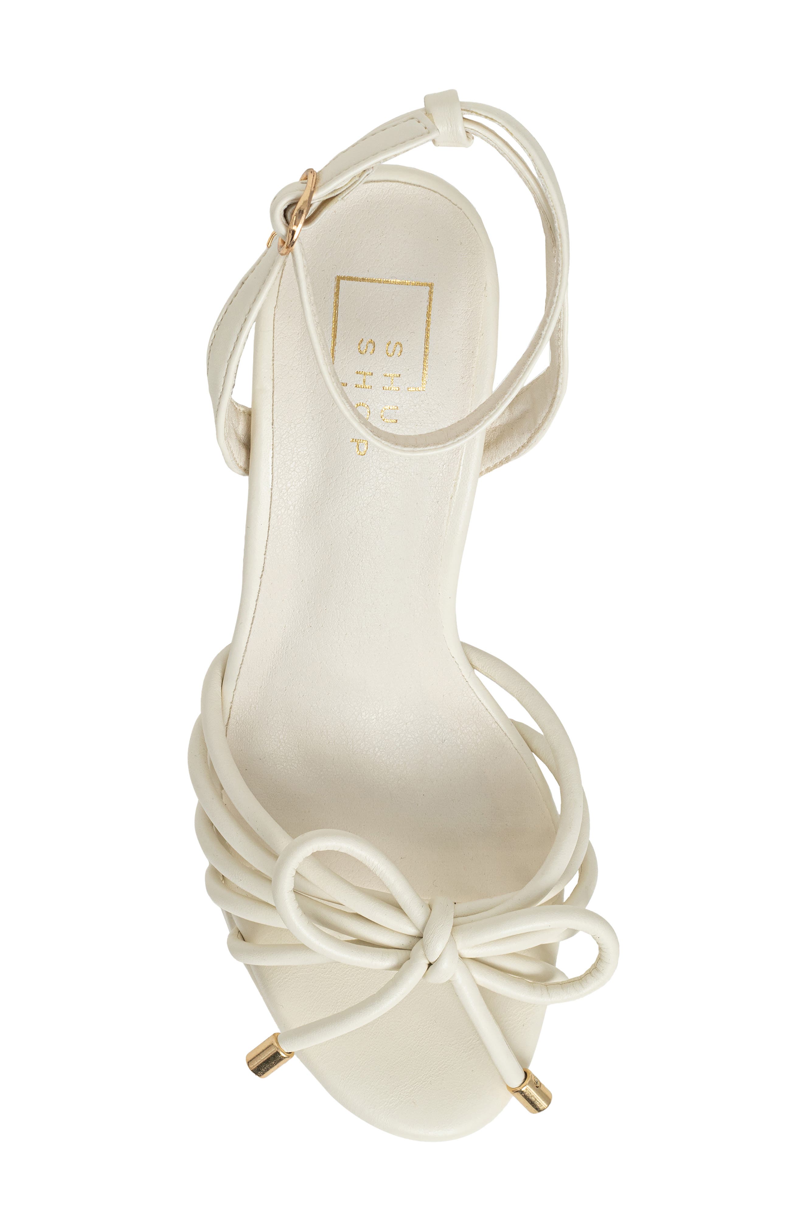 Edith Ankle Strap Platform Sandal, Alternate, color, BONE