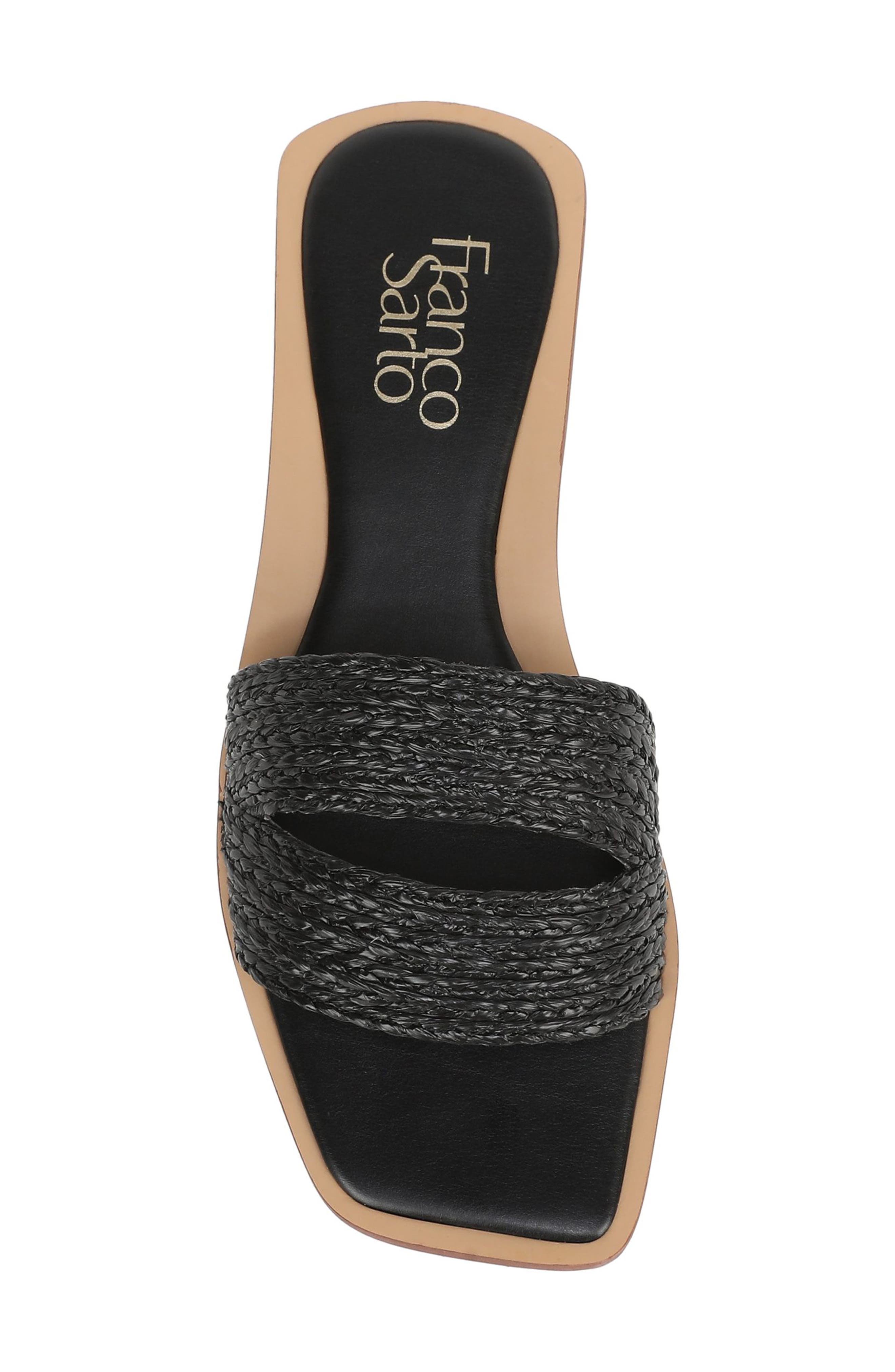 Franco Sarto Emilana Slide Sandal, Alternate, color, Black