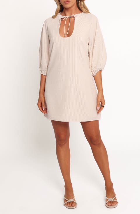 Sidney Front Tie Shift Dress