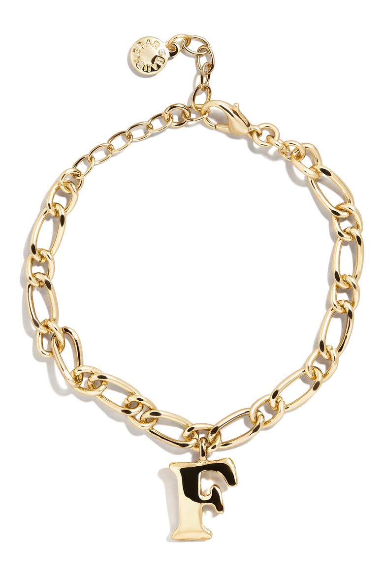 Annika Initial Bracelet, Main, color, GOLD - F