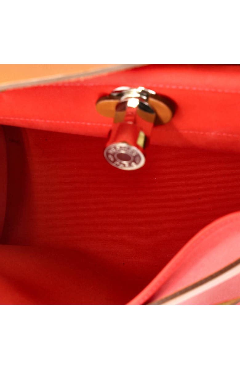 Pre-Owned Hermes Herbag Zip Leather and Toile 31, Alternate, color, Bougainvillier